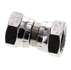 Racor Reductor Recto G1/2'' Hembra Acero Inoxidable Alta Presión Cono 60° 300bar (4215.0psi) Hidráulico