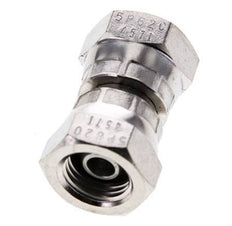 Racor Reductor Recto G1/4'' Hembra Acero Inoxidable Alta Presión 60° Cono 575bar (8078.75psi) Hidráulico