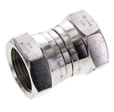 Racor Reductor Recto G1'' Hembra Acero Inoxidable Alta Presión Cono 60° 150bar (2107.5psi) Hidráulico