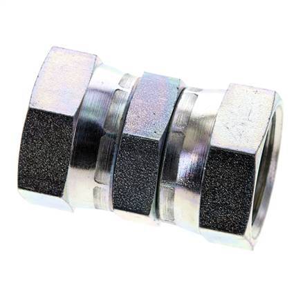 Racor Reductor Recto G1'' Hembra Acero Alta Presión 60° Cono 150bar (2107.5psi) Hidráulico