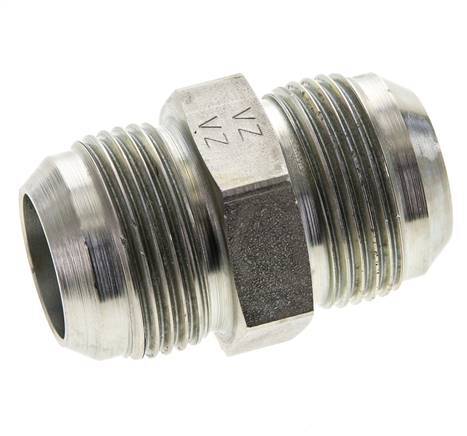JIC Double Nipple UN 1-5/16''-12 Steel 170bar (2388.5psi)
