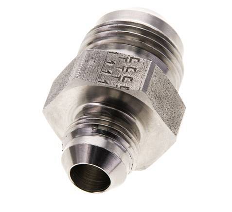 Racor reductor doble JIC UNF 3/4''-16 x UN 1-1/16''-12 Acero inoxidable 210bar (2950.5psi)