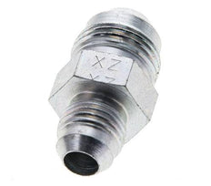 JIC Reducing Double Nipple UNF 9/16''-18 x UNF 3/4''-16 Steel 275bar (3863.75psi) [2 Pieces]