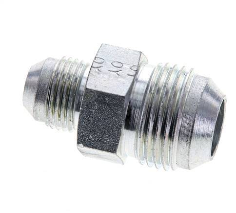 JIC Reducing Double Nipple UNF 3/4''-16 x UN 1-1/16''-12 Steel 210bar (2950.5psi)