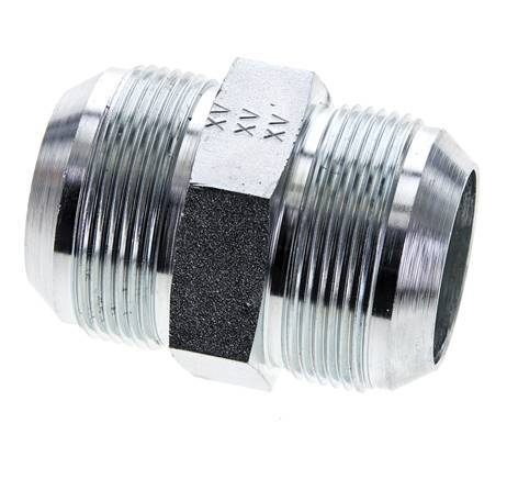 JIC Double Nipple UN 1-7/8''-12 Steel 100bar (1405.0psi)