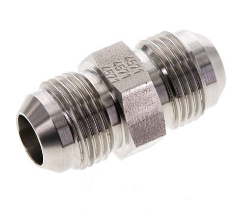 Espiga doble JIC UNF 7/8''-14 Acero inoxidable 210bar (2950.5psi)