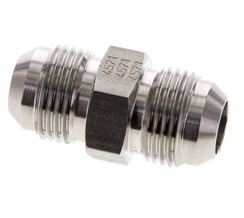 Espiga doble JIC UNF 7/8''-14 Acero inoxidable 210bar (2950.5psi)