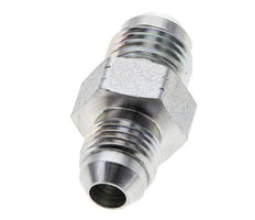 JIC Reducing Double Nipple UNF 1/2''-20 x UNF 9/16''-18 Steel 275bar (3863.75psi) [2 Pieces]