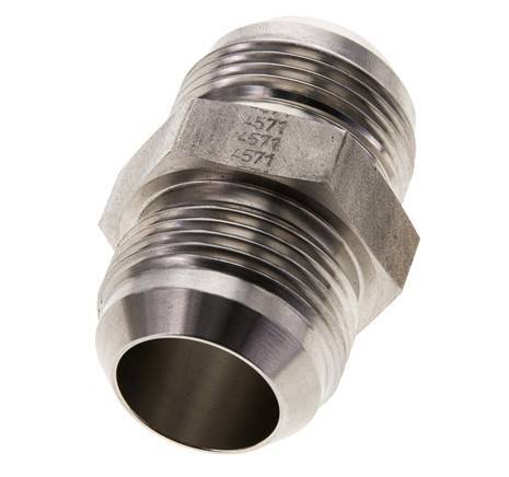 JIC Double Nipple UN 1-5/16''-12 Stainless Steel 170bar (2388.5psi)