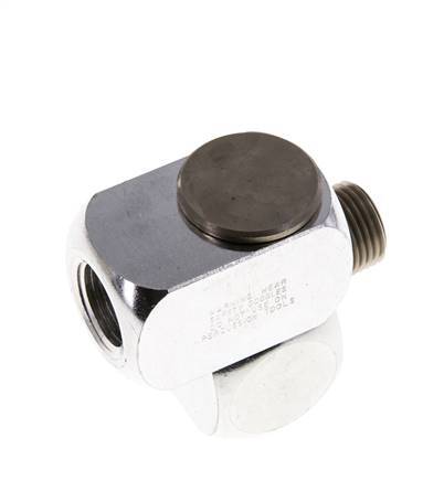 Junta Rotativa R1/2'' Hembra x Macho en forma de Z Latón Niquelado 15bar (210.75psi)