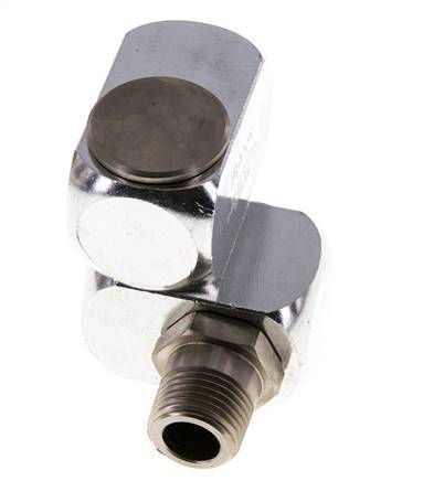 Junta Rotativa R1/2'' Hembra x Macho en forma de Z Latón Niquelado 15bar (210.75psi)