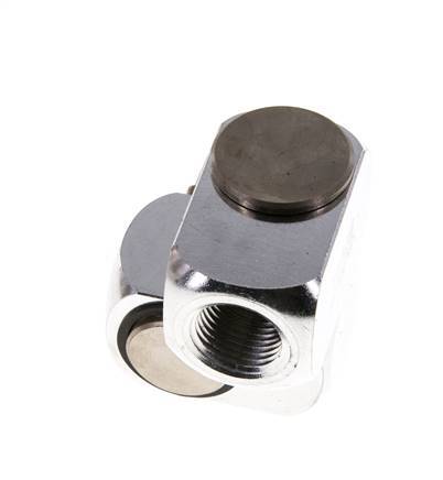 Junta Rotativa R1/2'' Hembra x Macho en forma de Z Latón Niquelado 15bar (210.75psi)