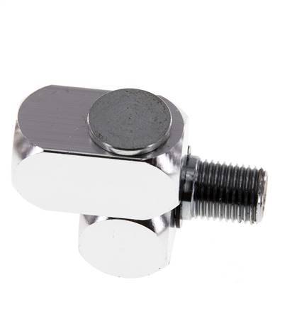 Junta Rotativa R1/4'' Hembra x Macho en forma de Z Latón Niquelado 15bar (210.75psi)