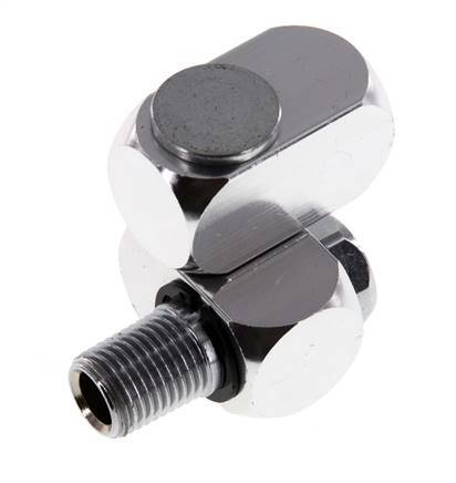 Junta Rotativa R1/4'' Hembra x Macho en forma de Z Latón Niquelado 15bar (210.75psi)