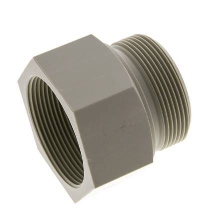 Threaded Extension G2'' Male x Female Polypropylene (pp) 10bar (140.5psi) FDA 70mm Hex