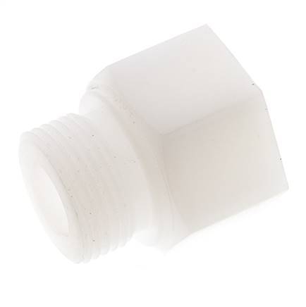 Threaded Extension G1'' Male x Female PVDF 10bar (140.5psi) FDA 43mm Hex