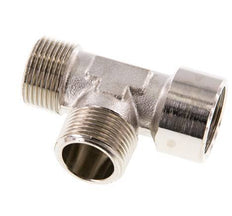 Tee Fitting Right Angle R3/4'' Male x G3/4'' Female Nickel-plated Brass 16bar (224.8psi)