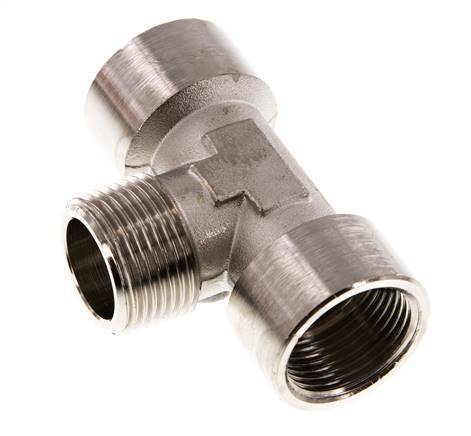 Tee Fitting G3/4'' Female x R3/4'' Male Nickel-plated Brass 16bar (224.8psi)
