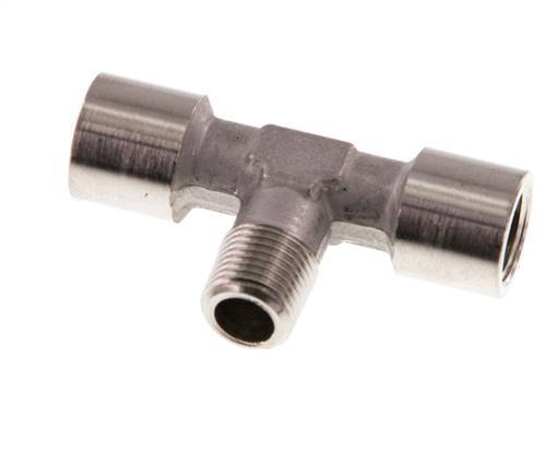 Tee Fitting G1/8'' Female x R1/8'' Male Stainless steel 150bar (2107.5psi)