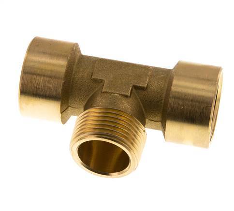 Tee Fitting G1'' Female x R1'' Male Brass 16bar (224.8psi)