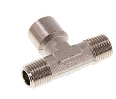 Tee Fitting R1/4'' Male x G1/4'' Female Nickel-plated Brass 16bar (224.8psi) [2 Pieces]