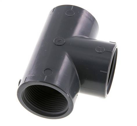 Racor en T Rp1 1/4'' Pvc-u EN 1452-3 16bar (224.8psi)