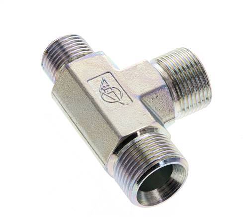 Tee Fitting G1/2'' x G3/4'' Male Steel 325bar (4566.25psi)
