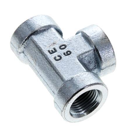 Tee Fitting 3/8'' NPT Female Steel High Pressure 210bar (2950.5psi)