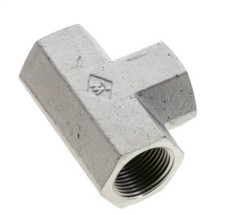 Tee Fitting 1'' NPT Female Steel High Pressure 140bar (1967.0psi)