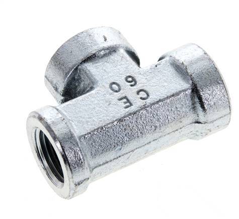 Racor en T 1/2'' NPT Hembra Acero Alta Presión 210bar (2950.5psi)
