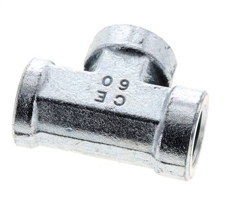 Tee Fitting 1/2'' NPT Female Steel High Pressure 210bar (2950.5psi)