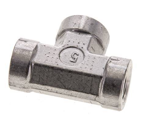 Tee Fitting 1/4'' NPT Female Stainless steel High Pressure 275bar (3863.75psi)