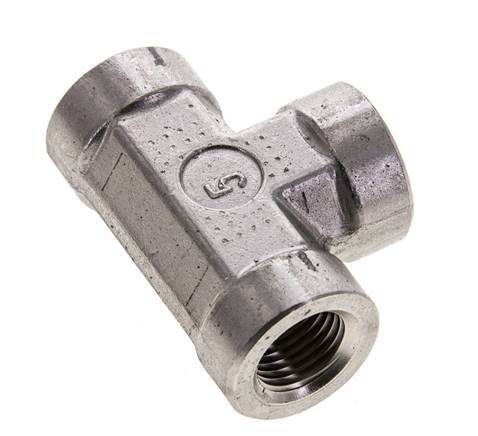 Tee Fitting 1/4'' NPT Female Stainless steel High Pressure 275bar (3863.75psi)