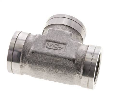 Racor en T 1'' NPT Hembra Acero inoxidable Alta presión 140bar (1967.0psi)