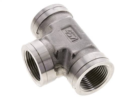 Racor en T 1'' NPT Hembra Acero inoxidable Alta presión 140bar (1967.0psi)