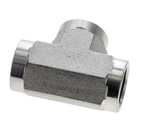 Racor en T 3/4'' NPT Hembra Acero Alta Presión 170bar (2388.5psi)
