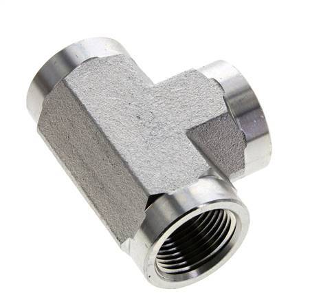 Racor en T 3/4'' NPT Hembra Acero Alta Presión 170bar (2388.5psi)