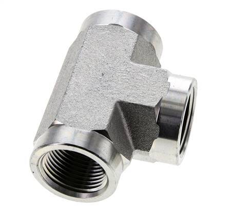 Racor en T 3/4'' NPT Hembra Acero Alta Presión 170bar (2388.5psi)