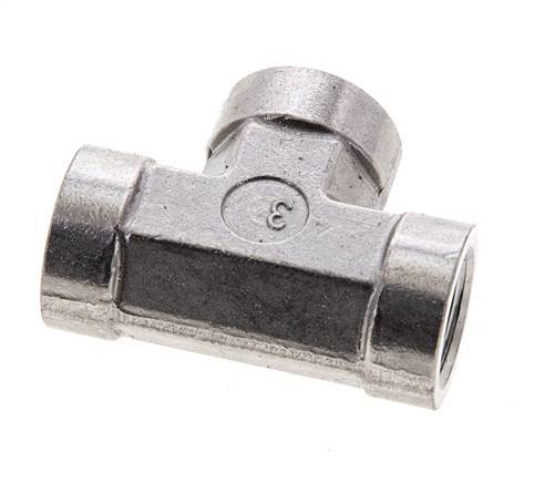 Racor en T 3/8'' NPT Hembra Acero inoxidable Alta presión 210bar (2950.5psi)