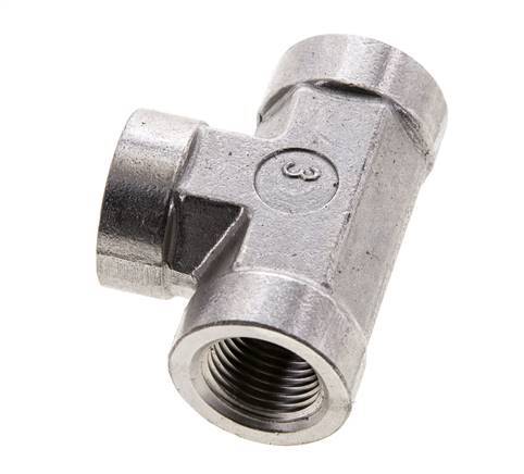 Racor en T 3/8'' NPT Hembra Acero inoxidable Alta presión 210bar (2950.5psi)