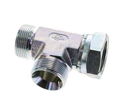 Tee Fitting G1'' Male x Female Steel Hydraulic 225bar (3161.25psi)