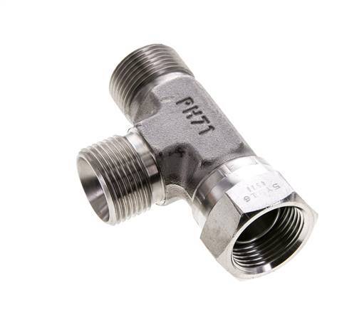Tee Fitting G3/4'' Male x Female Stainless steel Hydraulic 325bar (4566.25psi)