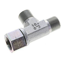 Tee Fitting G3/8'' Male x Female Steel Hydraulic 325bar (4566.25psi)