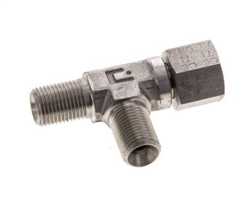 Tee Fitting G1/8'' Male x Female Stainless steel Hydraulic 475bar (6673.75psi)