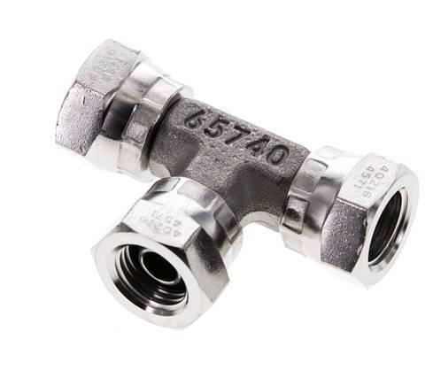 Tee Fitting G1/4'' Female Stainless steel Hydraulic 400bar (5620.0psi)