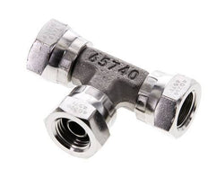 Tee Fitting G1/4'' Female Stainless steel Hydraulic 400bar (5620.0psi)