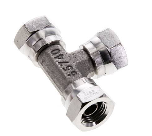 Tee Fitting G1/4'' Female Stainless steel Hydraulic 400bar (5620.0psi)