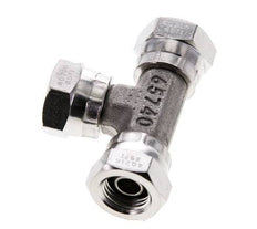 Tee Fitting G1/4'' Female Stainless steel Hydraulic 400bar (5620.0psi)
