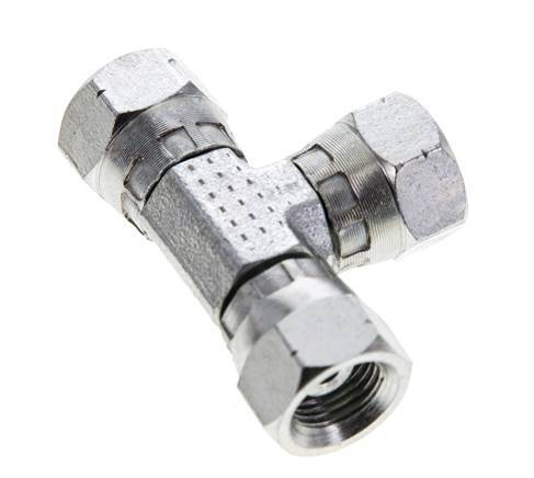 Tee Fitting G1/8'' Female Steel Hydraulic 400bar (5620.0psi)