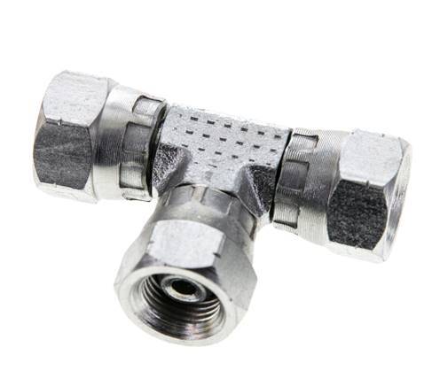 Tee Fitting G1/8'' Female Steel Hydraulic 400bar (5620.0psi)